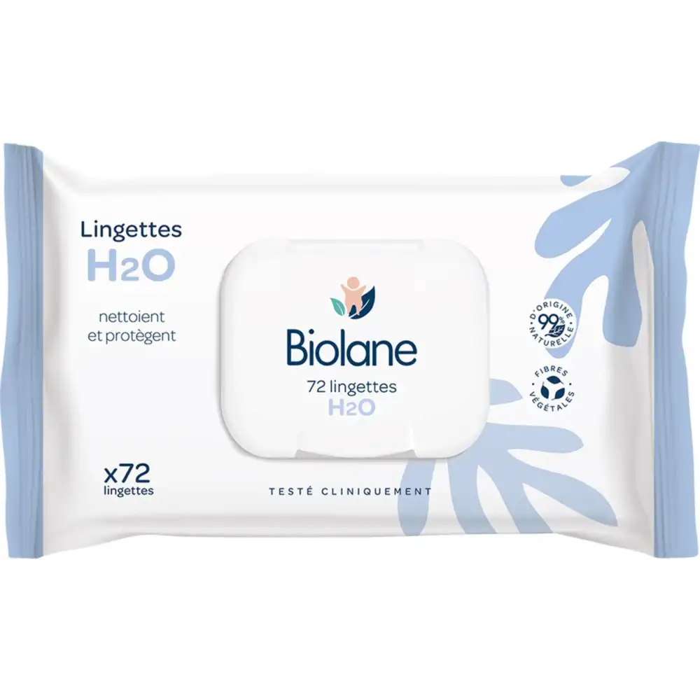 BIOLANE Lingettes H2O 72pcs 1 BIOLANE Lingettes H2O 72pcs