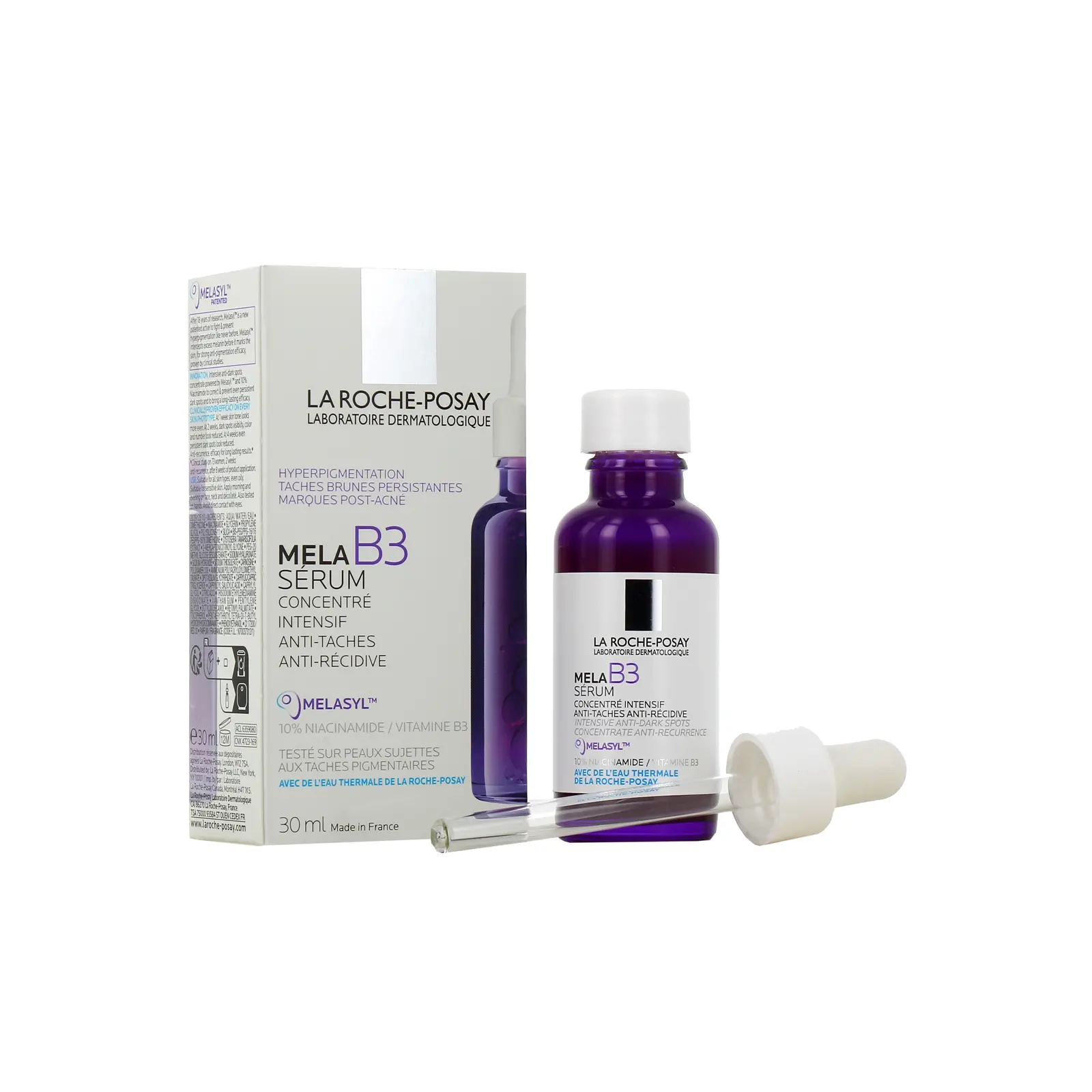 LA ROCHE POSAY MELA B3 SERUM INTENSIF ANTI TACHES 30ML 1 LA ROCHE POSAY MELA B3 SERUM INTENSIF ANTI TACHES 30ML