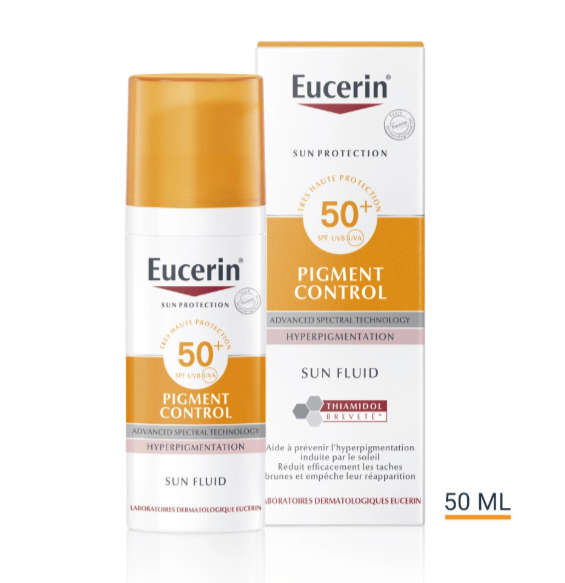 Eucerin Pigment Control Fluid SPF50+ Solaire Anti Taches 50ml 1 Eucerin Pigment Control Fluid SPF50+ Solaire Anti Taches 50ml