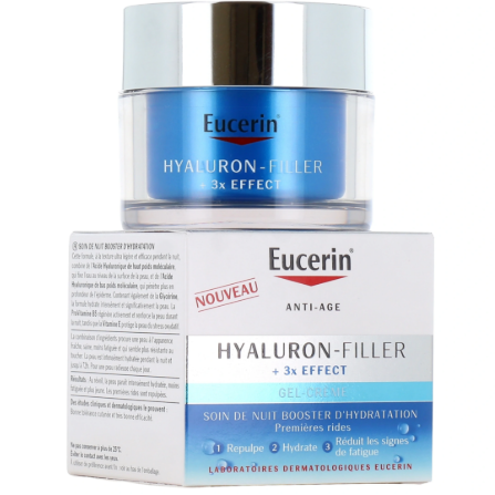 EUCERIN HYALURON-FILLER + 3x EFFECT Soin de Nuit Booster d'Hydratation 1 EUCERIN HYALURON-FILLER + 3x EFFECT Soin de Nuit Booster d'Hydratation