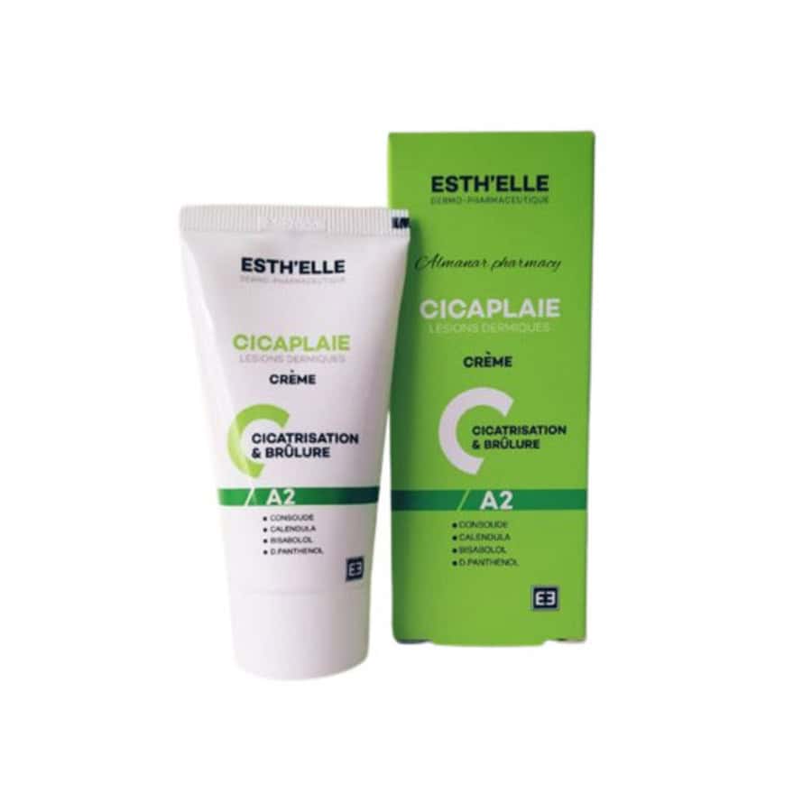 ESTHELLE CICAPLAIE A2 CREME CICATRISATION ET BRULURE 50G 1 ESTHELLE CICAPLAIE A2 CREME CICATRISATION ET BRULURE 50G