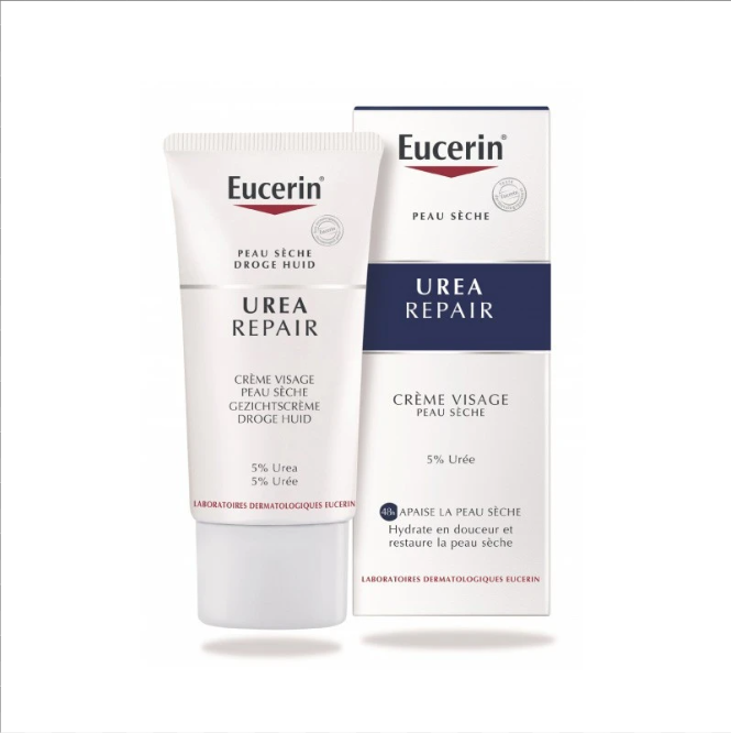 EUCERIN UreaRepair Crème Visage 5% d'Urée 1 EUCERIN UreaRepair Crème Visage 5% d'Urée