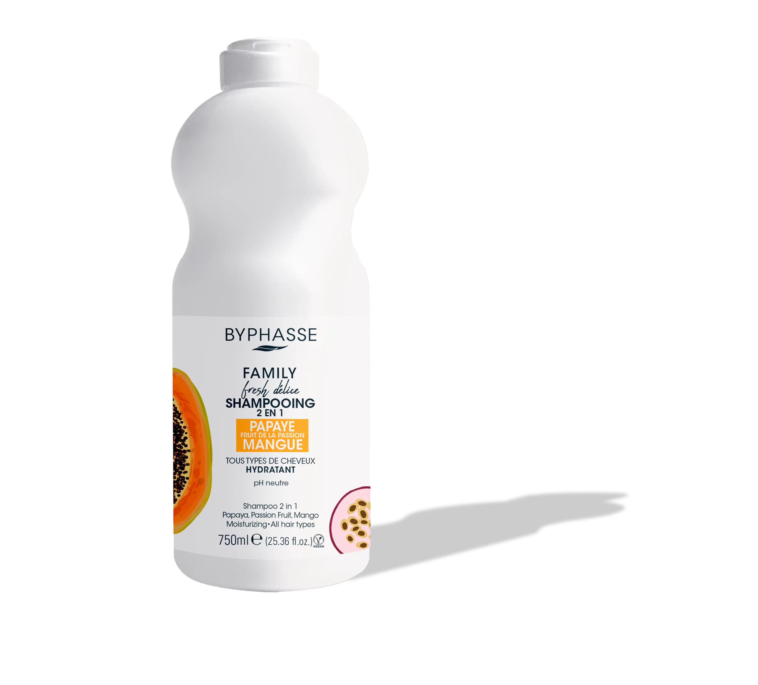 Byphasse Shampooing Mangue Tous Types De Cheveux Family Fresh Délice 750ml 1 Byphasse Shampooing Mangue Tous Types De Cheveux Family Fresh Délice 750ml