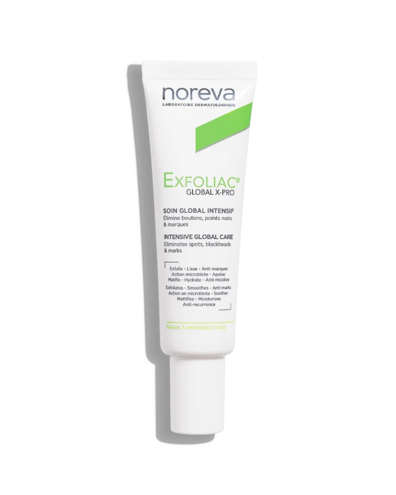 NOREVA EXFOLIAC GLOBAL X PRO SOIN INTENSIF 30ML 1 NOREVA EXFOLIAC GLOBAL X PRO SOIN INTENSIF 30ML
