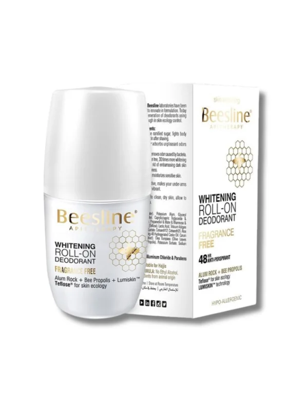 BEESLINE Roll-on Deo Eclaircissant Sans Parfum 4 En 1 50ml 1 BEESLINE Roll-on Deo Eclaircissant Sans Parfum 4 En 1 50ml