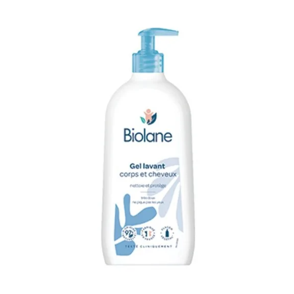 Biolane Gel Lavant Corps et Cheveux 2en1 350ML 1 Biolane Gel Lavant Corps et Cheveux 2en1 350ML