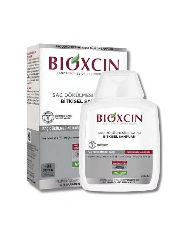 Bioxcin Shampooing Chute Cheveux Secs Normaux 300ML 1 Bioxcin Shampooing Chute Cheveux Secs Normaux 300ML