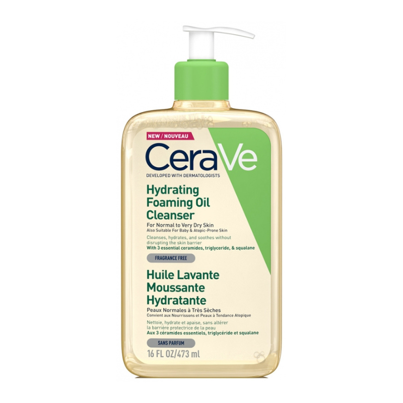 CERAVE HUILE LAVANTE MOUSSANTE HYDRATANTE 473ML 1 CERAVE HUILE LAVANTE MOUSSANTE HYDRATANTE 473ML