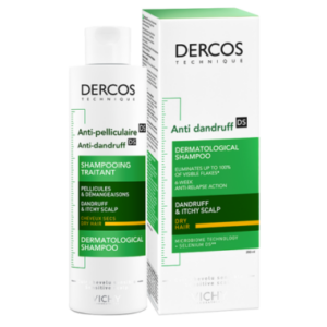 VICHY DERCOS ANTI PELLICULAIRE Shampooing traitant Cheveux secs 200ML