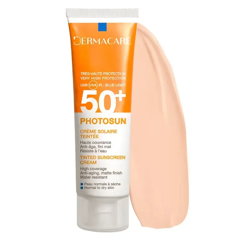 DERMACARE PHOTOSUN Crème Teintée Peaux Normales à Seches 2 1 DERMACARE PHOTOSUN Crème Teintée Peaux Normales à Seches 2