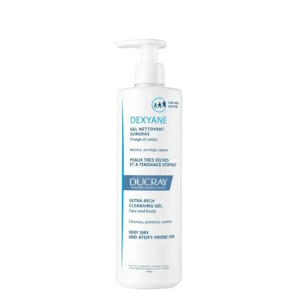DUCRAY DEXYANE GEL NETTOYANT SURGRAS 400ML 1 DUCRAY DEXYANE GEL NETTOYANT SURGRAS 400ML