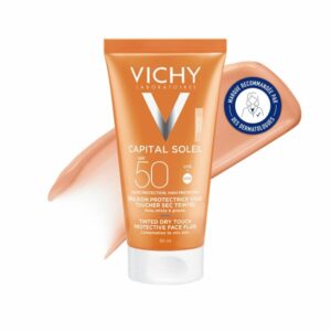 VICHY CAPITAL SOLEIL BB Emulsion Toucher Sec Teintée SPF 50