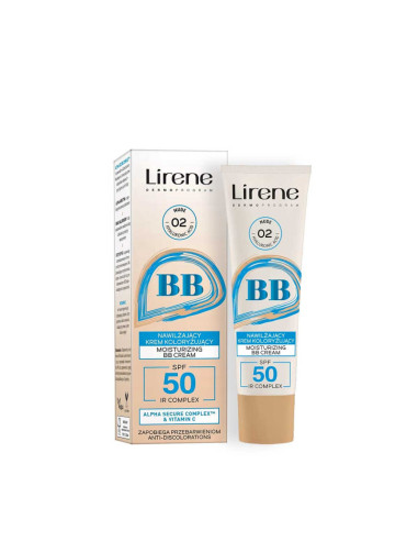 Lirene BB Crème SPF 50 Teinte 02 Nude 30 ml 1 Lirene BB Crème SPF 50 Teinte 02 Nude 30 ml