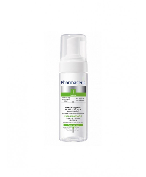 PHARMACERIS T PURI SEBOSTATIC Mousse Nettoyante 150ML 1 PHARMACERIS T PURI SEBOSTATIC Mousse Nettoyante 150ML