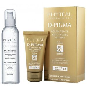 PHYTEAL DPIGMA ECRAN TEINTE BEIGE ROSÉ SPF50+ 50ML + EAU MICELLAIRE 150ML OFFERTE