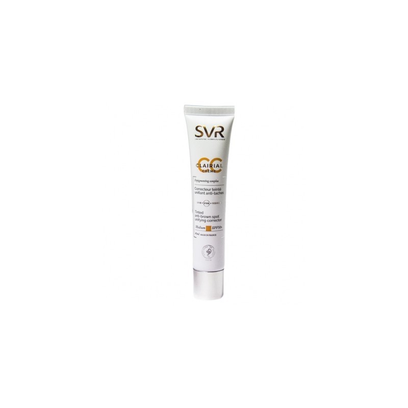 SVR CLAIRIAL CC SPF50 MEDIUM CREME 40ML 1 SVR CLAIRIAL CC SPF50 MEDIUM CREME 40ML