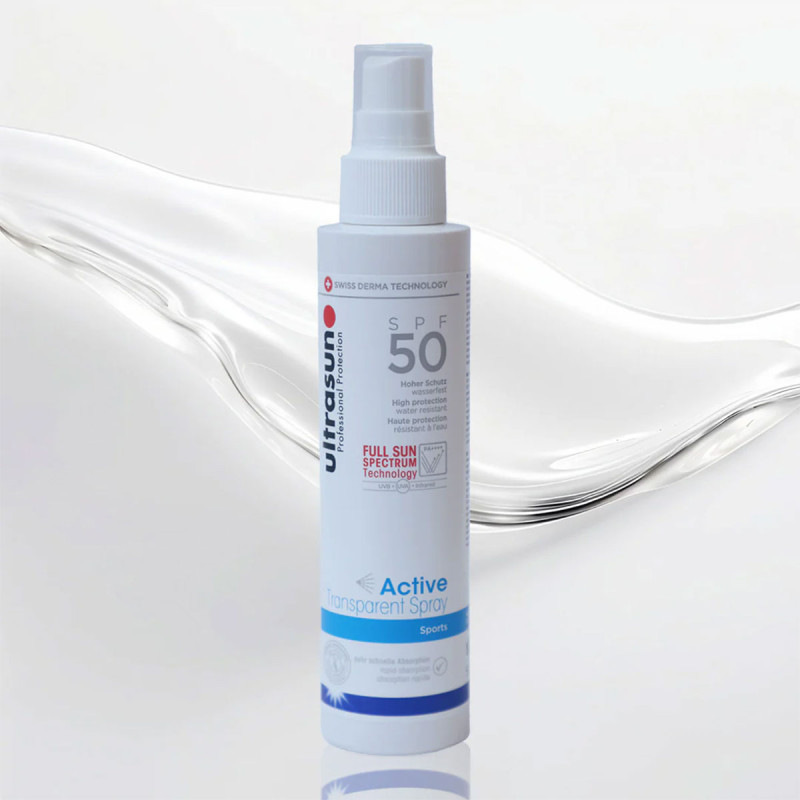 ULTRASUN ACTIVE TRANSPARENT SPRAY SPORTS SPF50 150ML 1 ULTRASUN ACTIVE TRANSPARENT SPRAY SPORTS SPF50 150ML