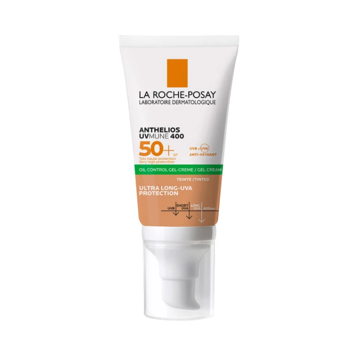 LA ROCHE POSAY ANTHELIOS UVMUNE 400 OIL CONTROL GEL CREME TEINTE SPF50+ 50ML 1 LA ROCHE POSAY ANTHELIOS UVMUNE 400 OIL CONTROL GEL CREME TEINTE SPF50+ 50ML