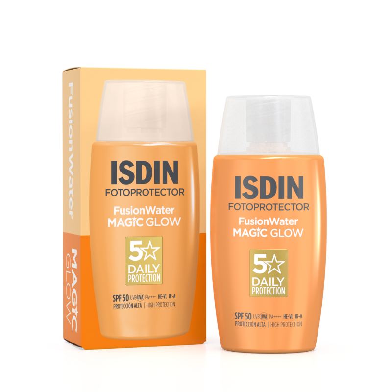 ISDIN FUSION WATER MAGIC GLOW SPF50 50ML 1 ISDIN FUSION WATER MAGIC GLOW SPF50 50ML
