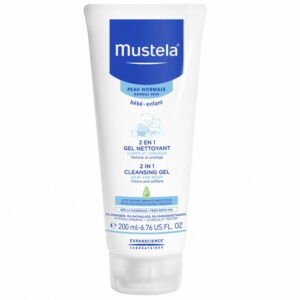 MUSTELA 2 En 1 Gel Lavant Doux Corps et Cheveux 200 ml