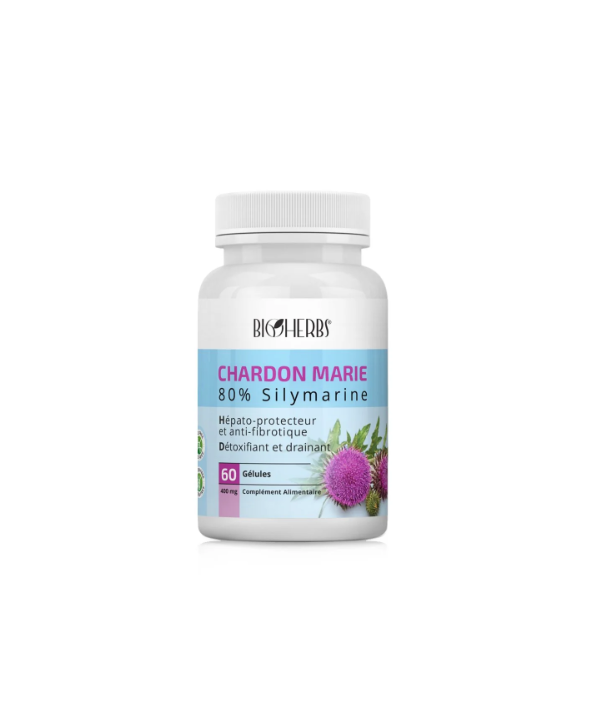 Bioherbs Chardon Marie 80% Gelules Boîte 60 1 Bioherbs Chardon Marie 80% Gelules Boîte 60