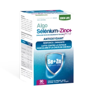 EDEN LIFE - ALGO SELENIUM-ZINC PLUS 90 COMPRIMES
