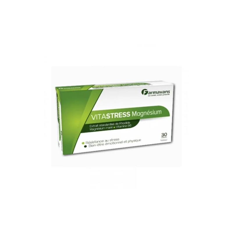FARMAVANS VITASTRESS MAGNESIUM 30 Gelules 1 FARMAVANS VITASTRESS MAGNESIUM 30 Gelules