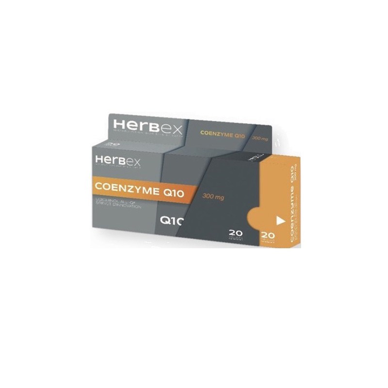 HERBEX COENZYME Q10 300 MG 20 GELULES 1 HERBEX COENZYME Q10 300 MG 20 GELULES