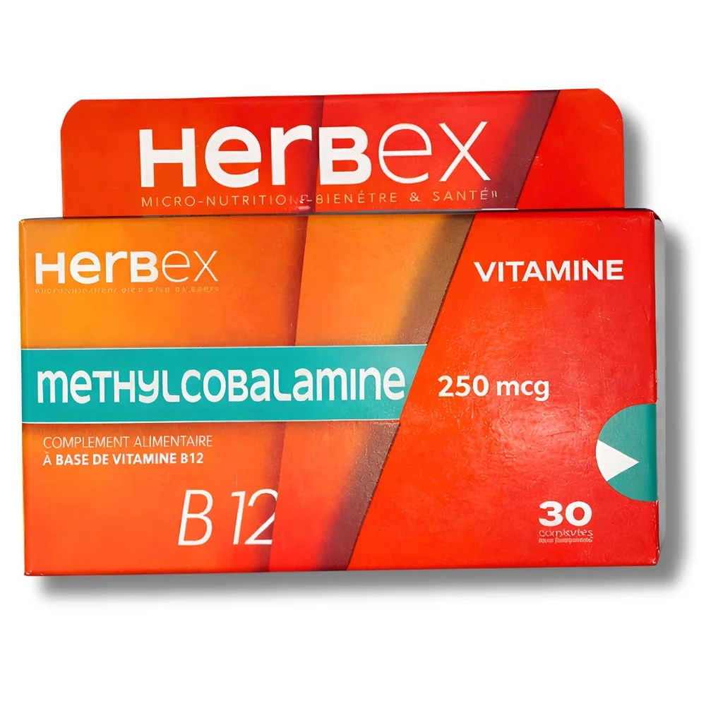 Herbex Methylcobalamine 250 mcg 30 Comprimes 1 Herbex Methylcobalamine 250 mcg 30 Comprimes