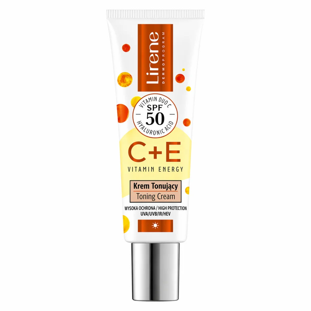 LIRENE C+E - CRÈME TEINTÉE VITAMIN ENERGY SPF50 30ML 1 LIRENE C+E - CRÈME TEINTÉE VITAMIN ENERGY SPF50 30ML