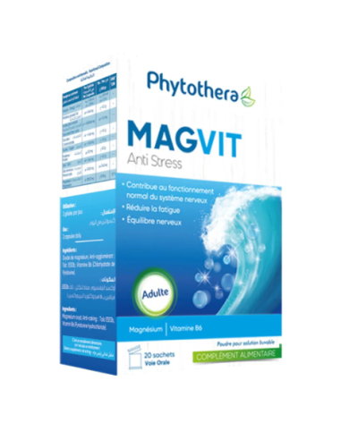 PHYTOTHERA MAGVIT - 60 Gelules 1 PHYTOTHERA MAGVIT - 60 Gelules