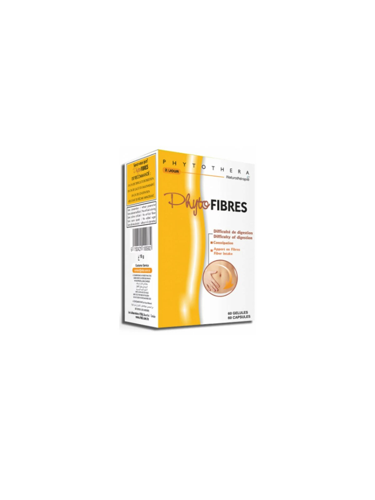 PHYTOTHERA Phytofibres - 60 Gelules 1 PHYTOTHERA Phytofibres - 60 Gelules