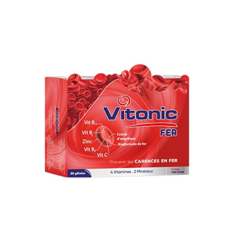 VITONIC FER - 30 Gelules 1 VITONIC FER - 30 Gelules