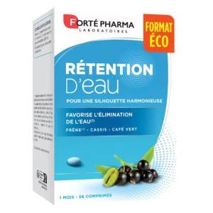 FORTE Pharma Rétention d'eau enrichi en Frêne, Cassis et Café vert 56 comprimés